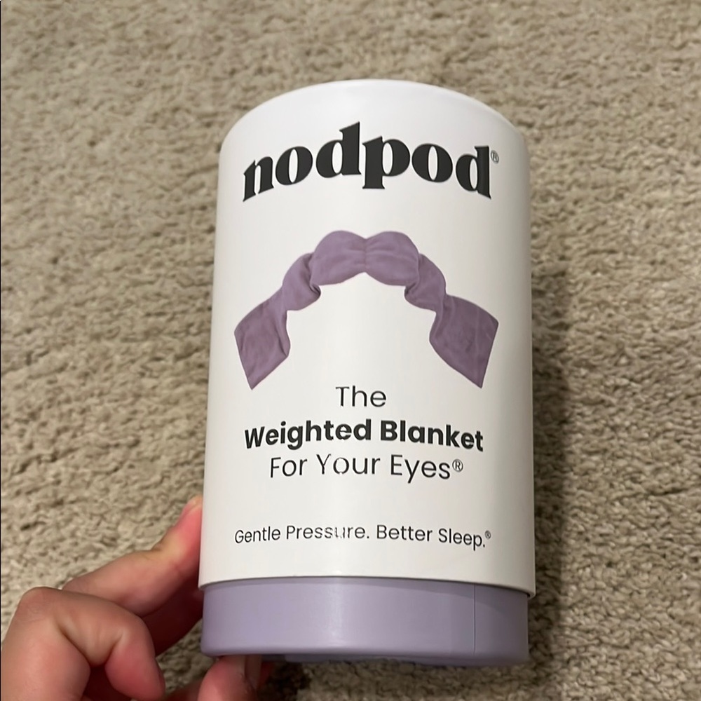Nodpod Weighted Eye Blanket in Purple